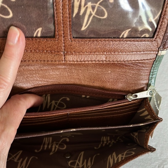 American West leather wallet NWT - Picture 4 of 12